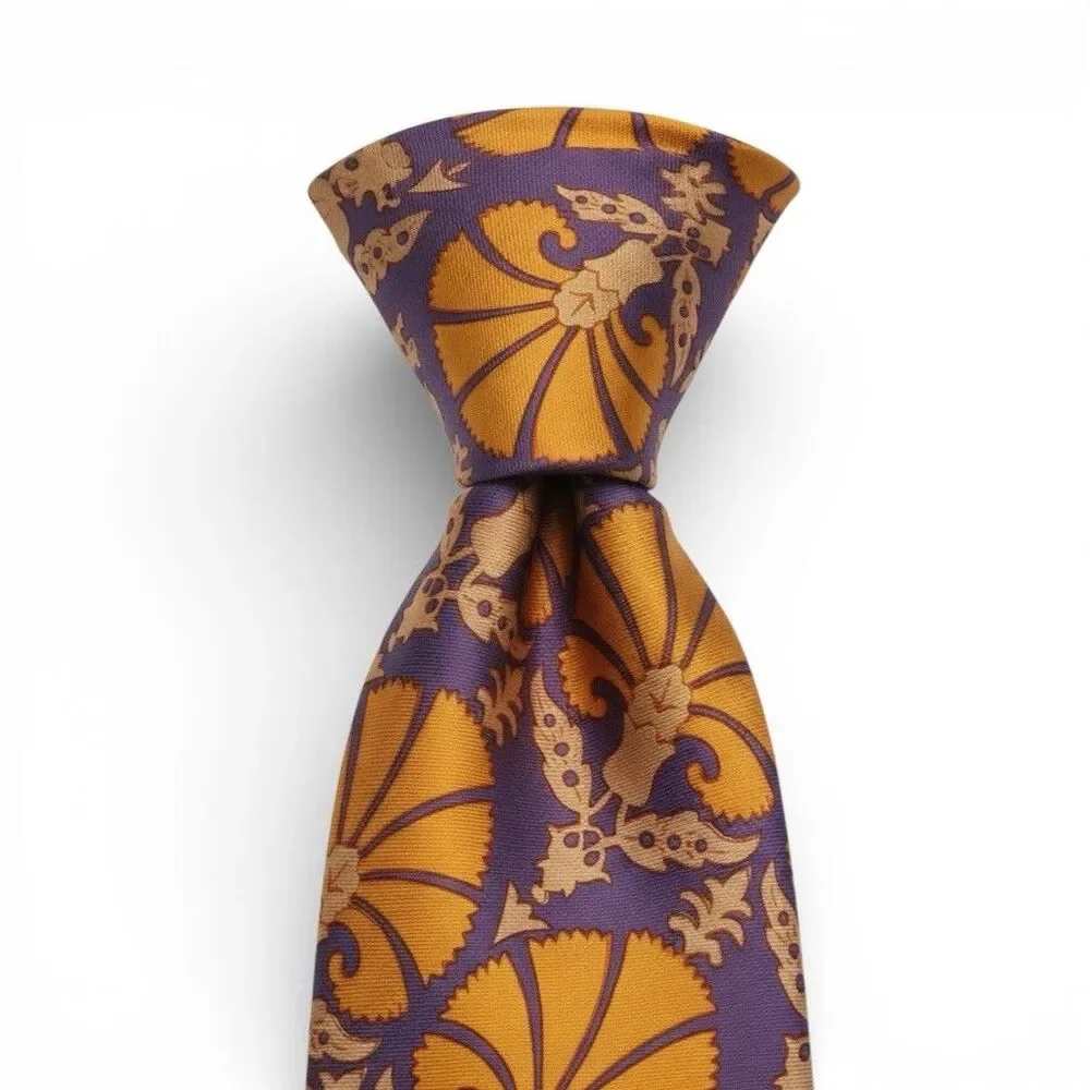 NEW Holliday & Brown Special Re-Edition Men's Silk Necktie Hand Made Italy NWT